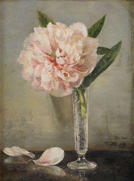 Anna Munthe-Norstedt Still Life with a Peony oil painting image